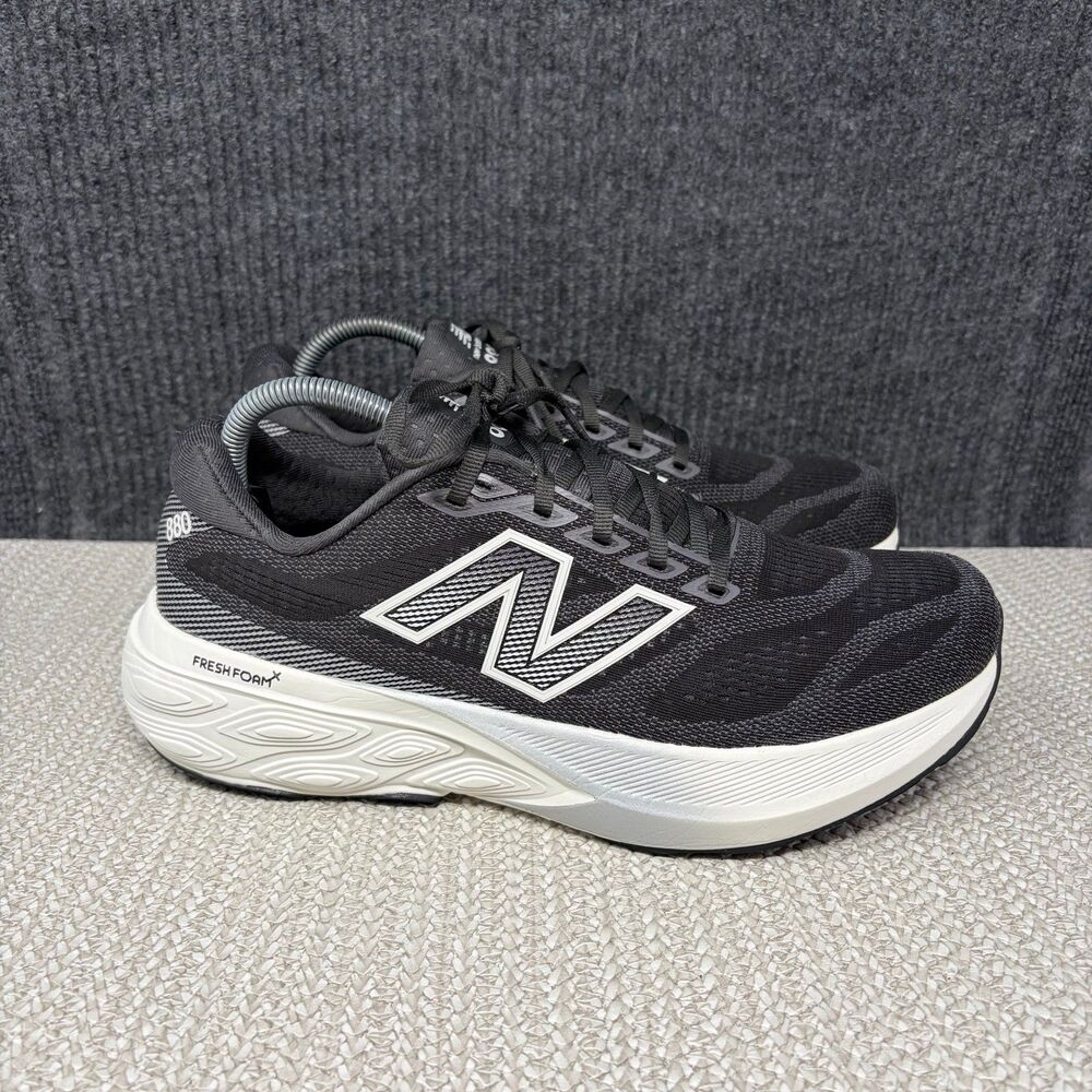 New Balance Fresh Foam X 880V15 Black White Running Shoes Women’s Sz 11 2A W880 - Picture 1 of 9